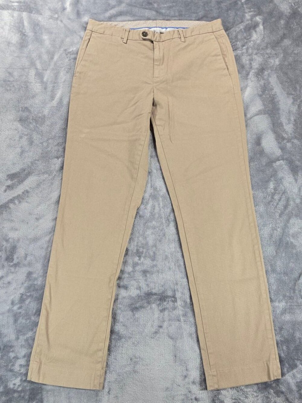 Bonobos Slim Chinos Mens 33x32 Beige Canvas Stretch Cotton